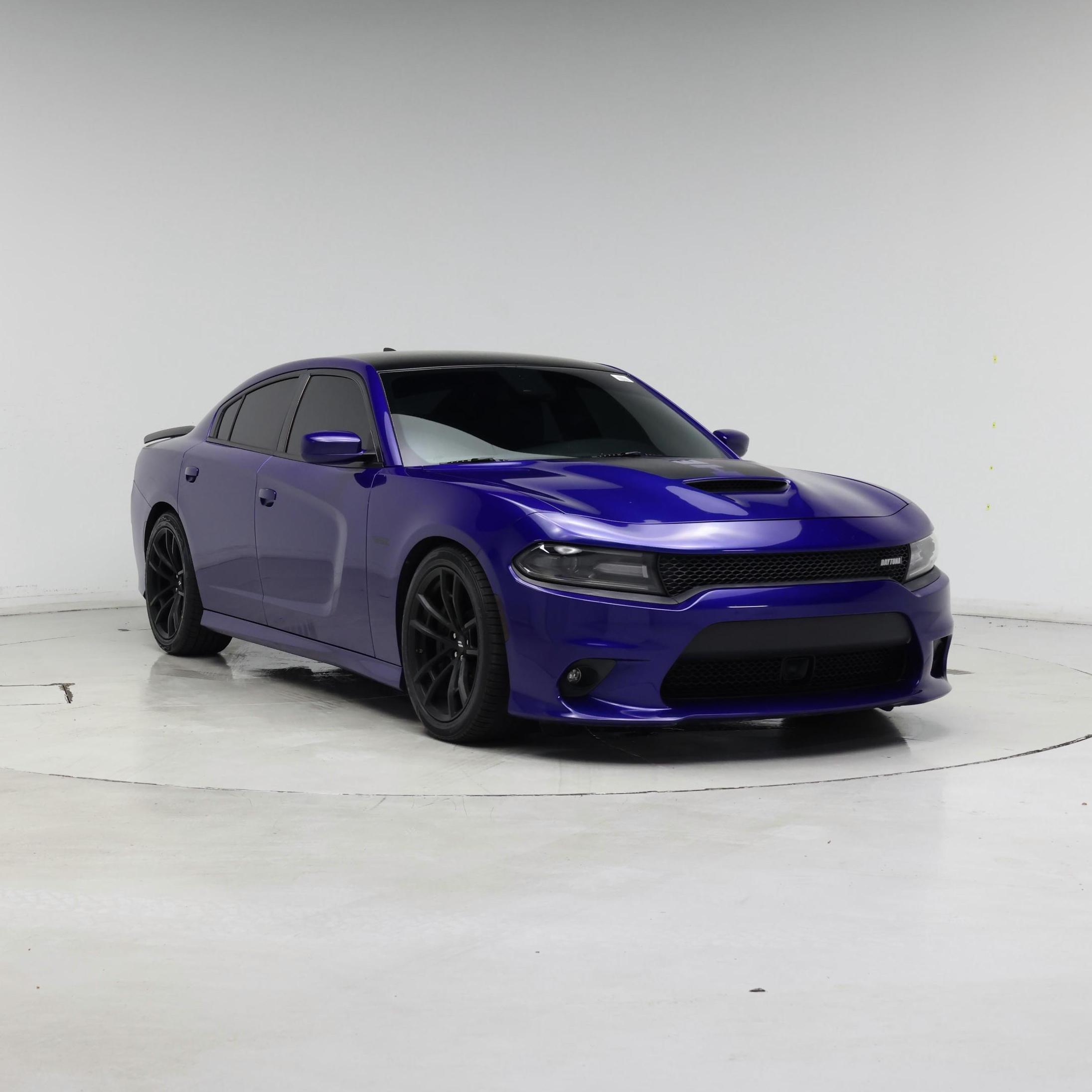 Blue 2018 Dodge Charger Sedan Rear-Wheel Drive Automatic
