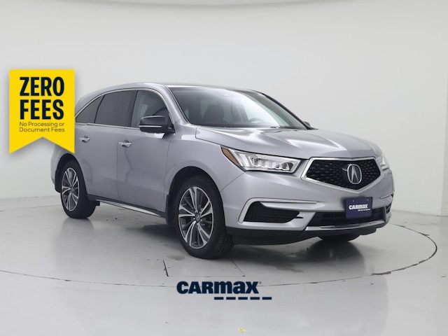 Silver 2020 Acura MDX SUV / Crossover All-Wheel Drive Automatic