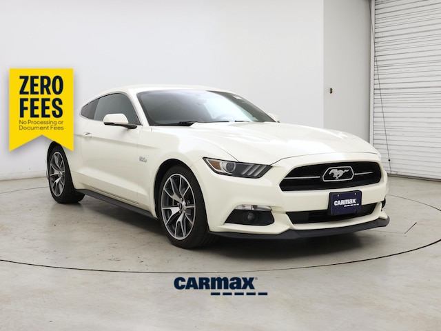 White 2015 Ford Mustang GT 50 Years Limited Edition Coupe RWD Coupe Rear-Wheel Drive Automatic