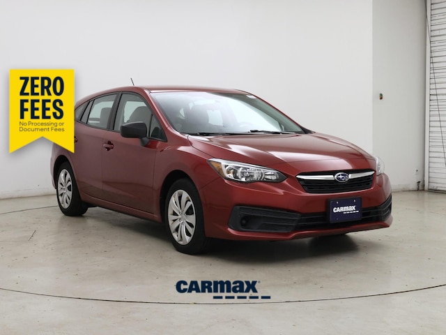 Red 2021 Subaru Impreza Sedan Automatic