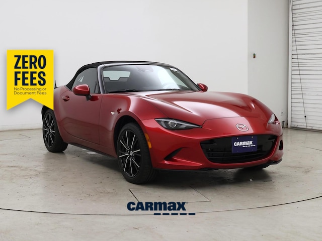 Red 2025 Mazda MX-5 Miata Grand Touring RWD Convertible Rear-Wheel Drive Automatic