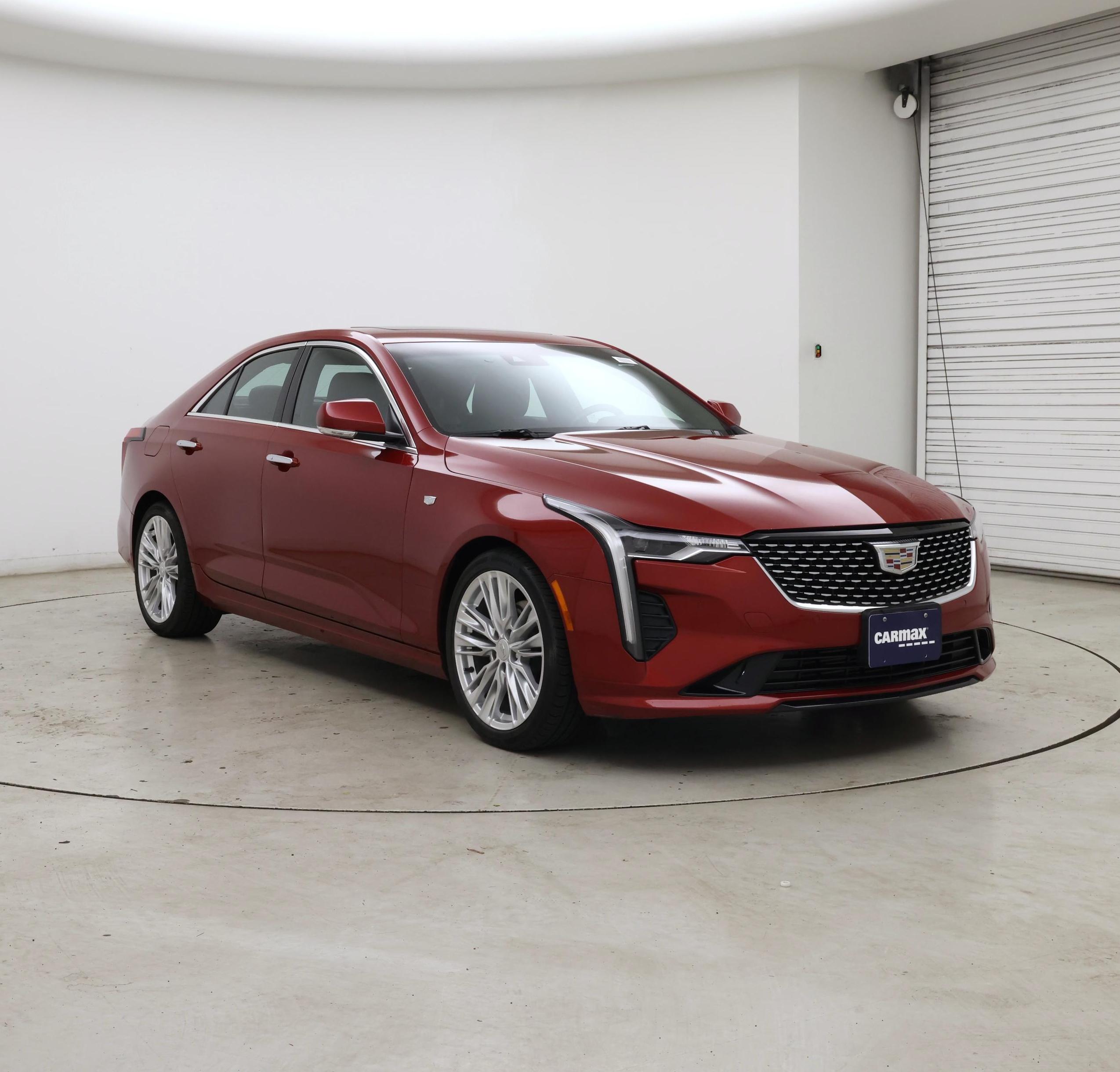 Red 2020 Cadillac CT4 Premium Luxury RWD Sedan Rear-Wheel Drive Automatic