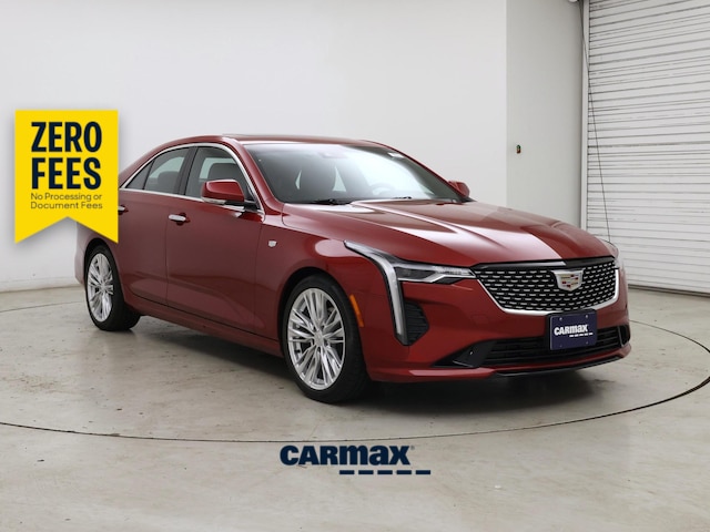 Red 2020 Cadillac CT4 Premium Luxury RWD Sedan Rear-Wheel Drive Automatic