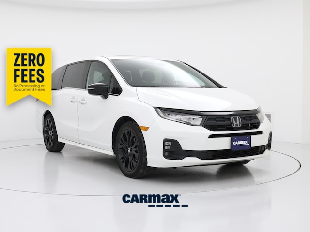 White 2025 Honda Odyssey Sport-L FWD Minivan Front-Wheel Drive Automatic