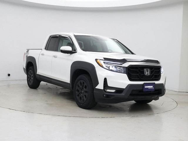 White 2023 Honda Ridgeline RTL-E AWD Pickup Truck All-Wheel Drive Automatic