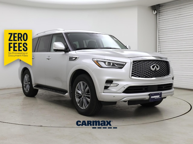 Silver 2021 INFINITI QX80 SUV / Crossover All-Wheel Drive Automatic
