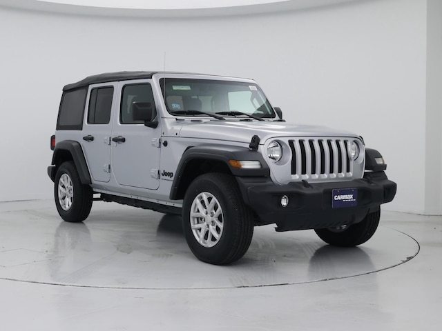 Silver 2023 Jeep Wrangler Sport S 4-Door 4WD SUV / Crossover Four-Wheel Drive Automatic