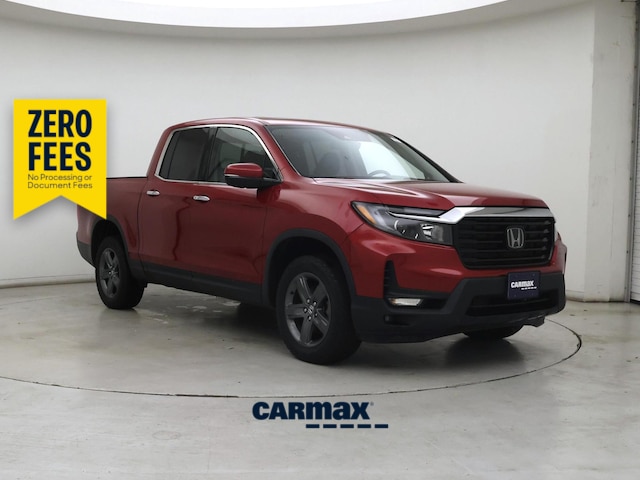Red 2023 Honda Ridgeline RTL-E AWD Pickup Truck All-Wheel Drive Automatic