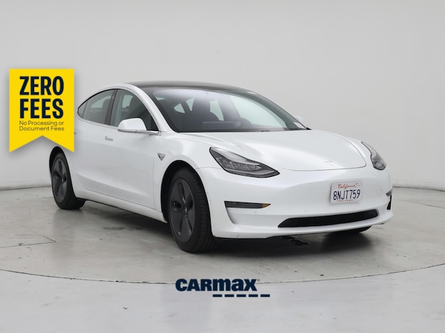 White 2020 Tesla Model 3 Sedan Rear-Wheel Drive Automatic
