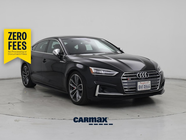 Black 2018 Audi S5 Sportback 3.0T quattro Prestige AWD Sedan All-Wheel Drive Automatic