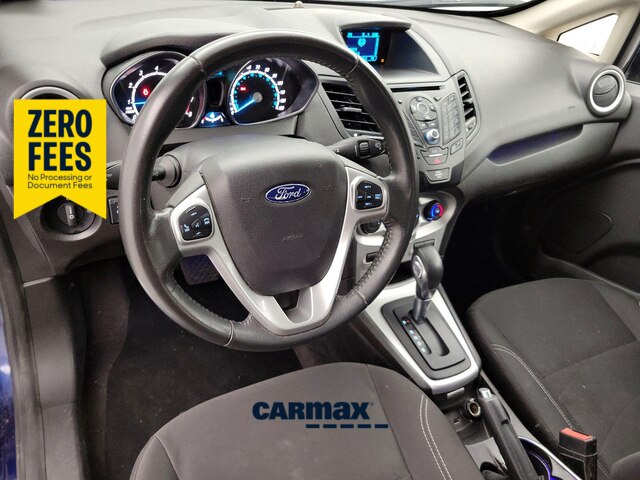 Blue 2016 Ford Fiesta Hatchback Front-Wheel Drive Automatic