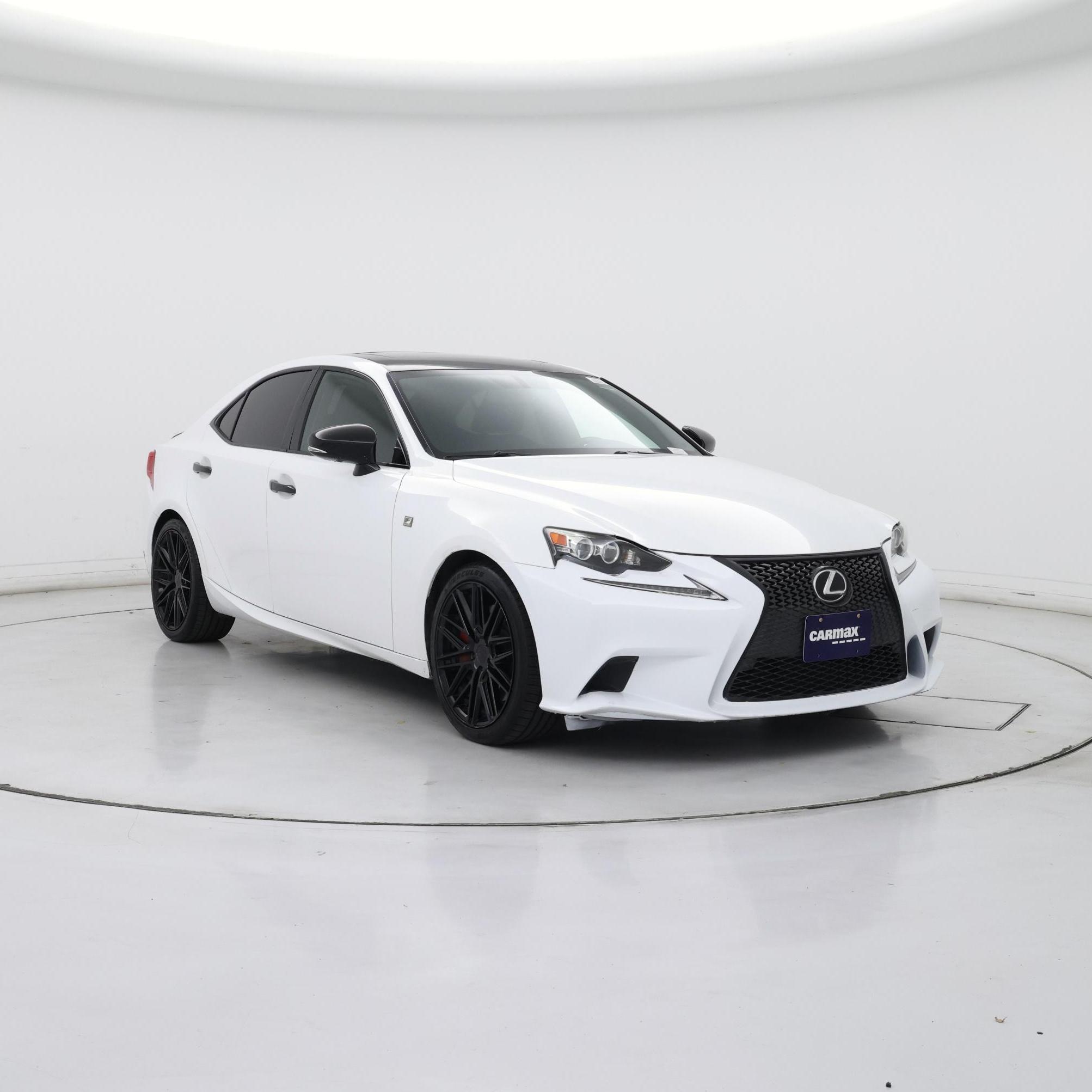 White 2016 Lexus IS Sedan Rear-Wheel Drive Automatic