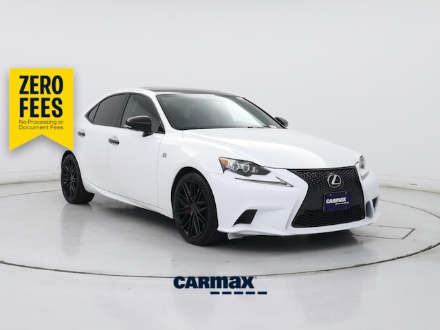White 2016 Lexus IS Sedan Rear-Wheel Drive Automatic