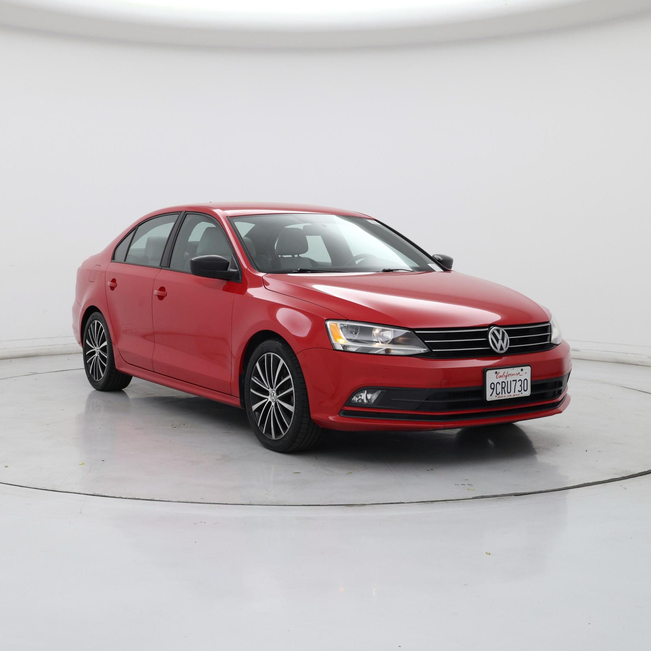 Red 2016 Volkswagen Jetta Sedan Front-Wheel Drive Automatic