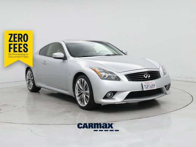 Silver 2014 INFINITI Q60 Coupe Automatic