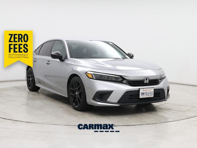 Silver 2023 Honda Civic Sedan Front-Wheel Drive Automatic
