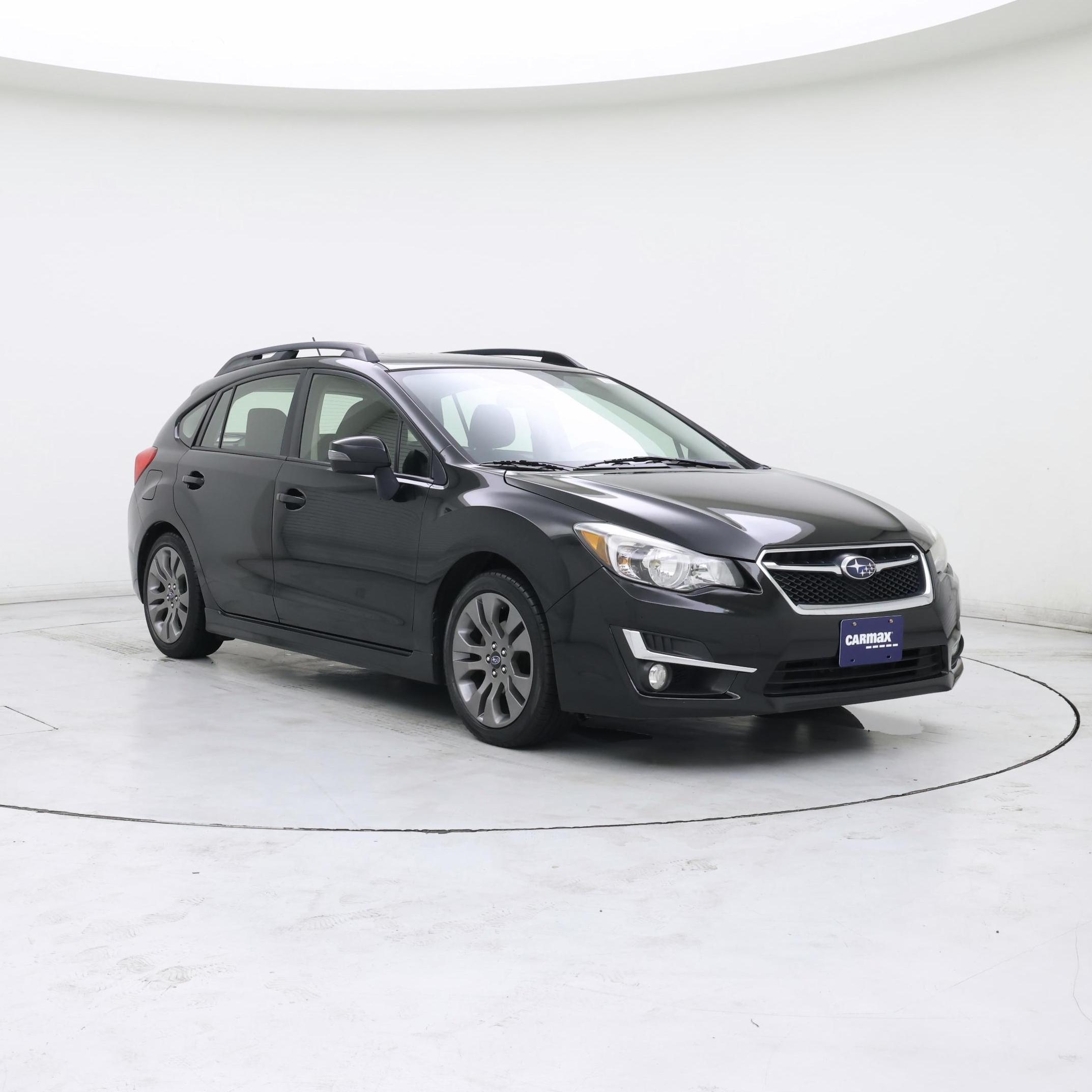 Black 2015 Subaru Impreza Hatchback All-Wheel Drive Automatic