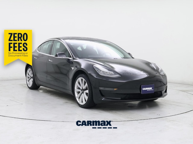 Black 2019 Tesla Model 3 Sedan Rear-Wheel Drive Automatic