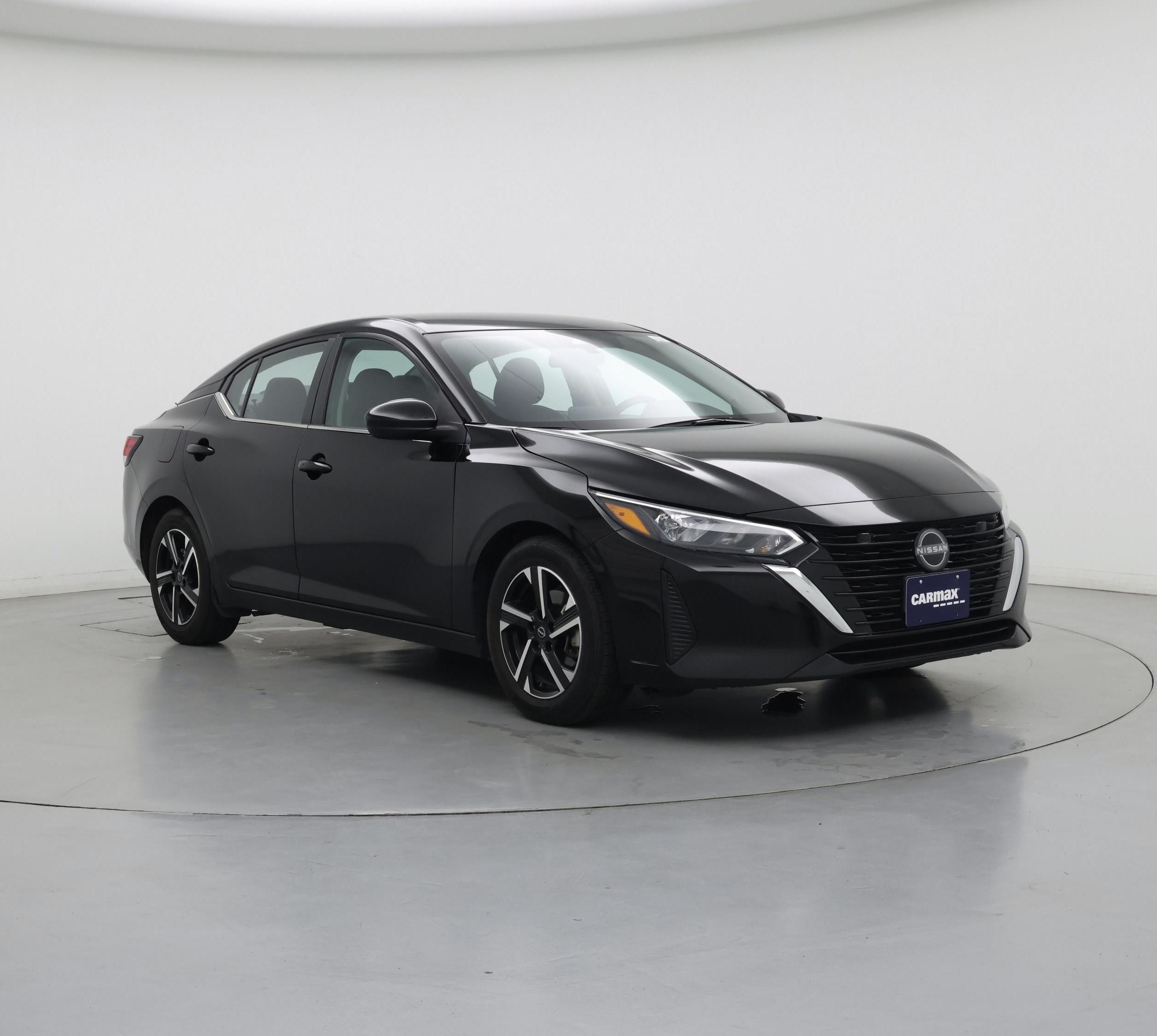 Black 2024 Nissan Sentra SV FWD Sedan Front-Wheel Drive Automatic