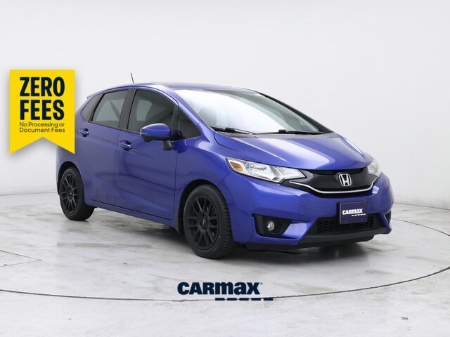 Blue 2015 Honda Fit Hatchback Front-Wheel Drive Automatic