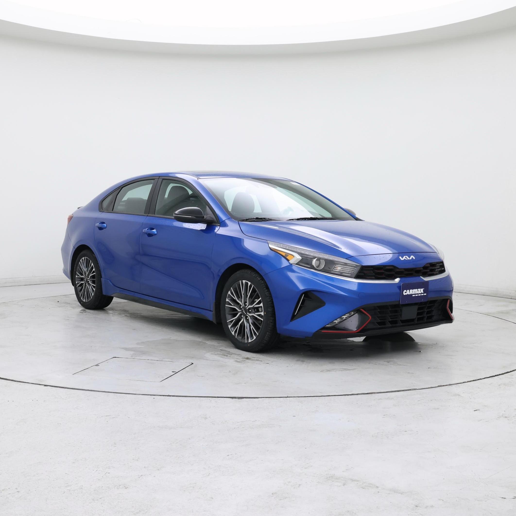 Blue 2024 Kia Forte Sedan Front-Wheel Drive Automatic