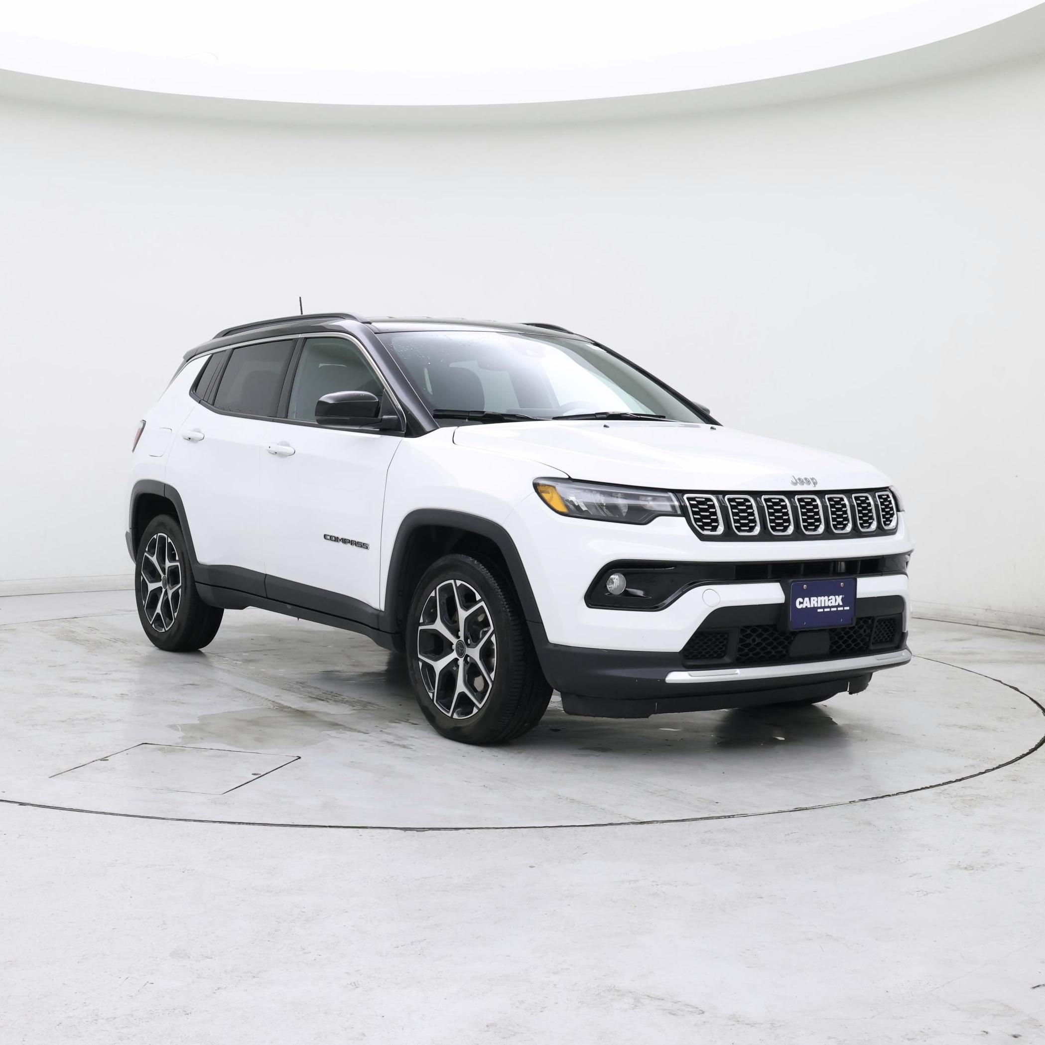 White 2025 Jeep Compass SUV / Crossover Four-Wheel Drive Automatic