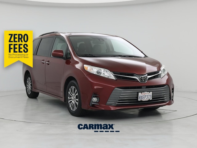 Red (Burgundy) 2019 Toyota Sienna XLE 7-Passenger FWD with Auto-Access Seat Minivan Front-Wheel Drive Automatic
