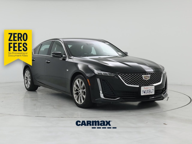Black 2022 Cadillac CT5 Premium Luxury RWD Sedan Rear-Wheel Drive Automatic