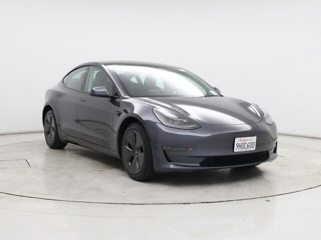 Silver 2023 Tesla Model 3 RWD Sedan Rear-Wheel Drive Automatic