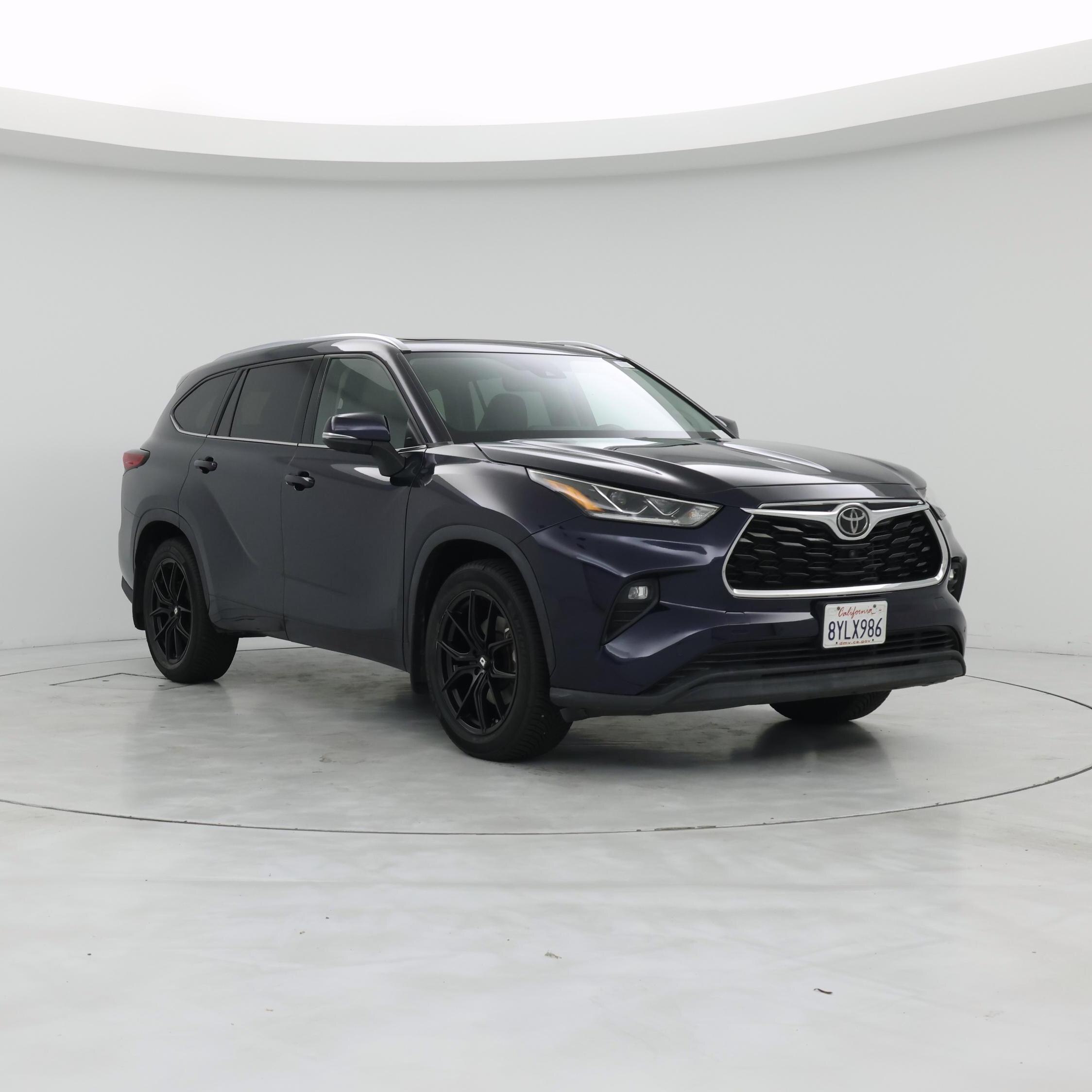 Blue 2021 Toyota Highlander SUV / Crossover All-Wheel Drive Automatic