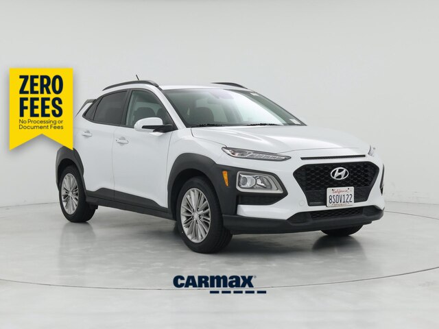 White 2020 Hyundai Kona SUV / Crossover Front-Wheel Drive Automatic