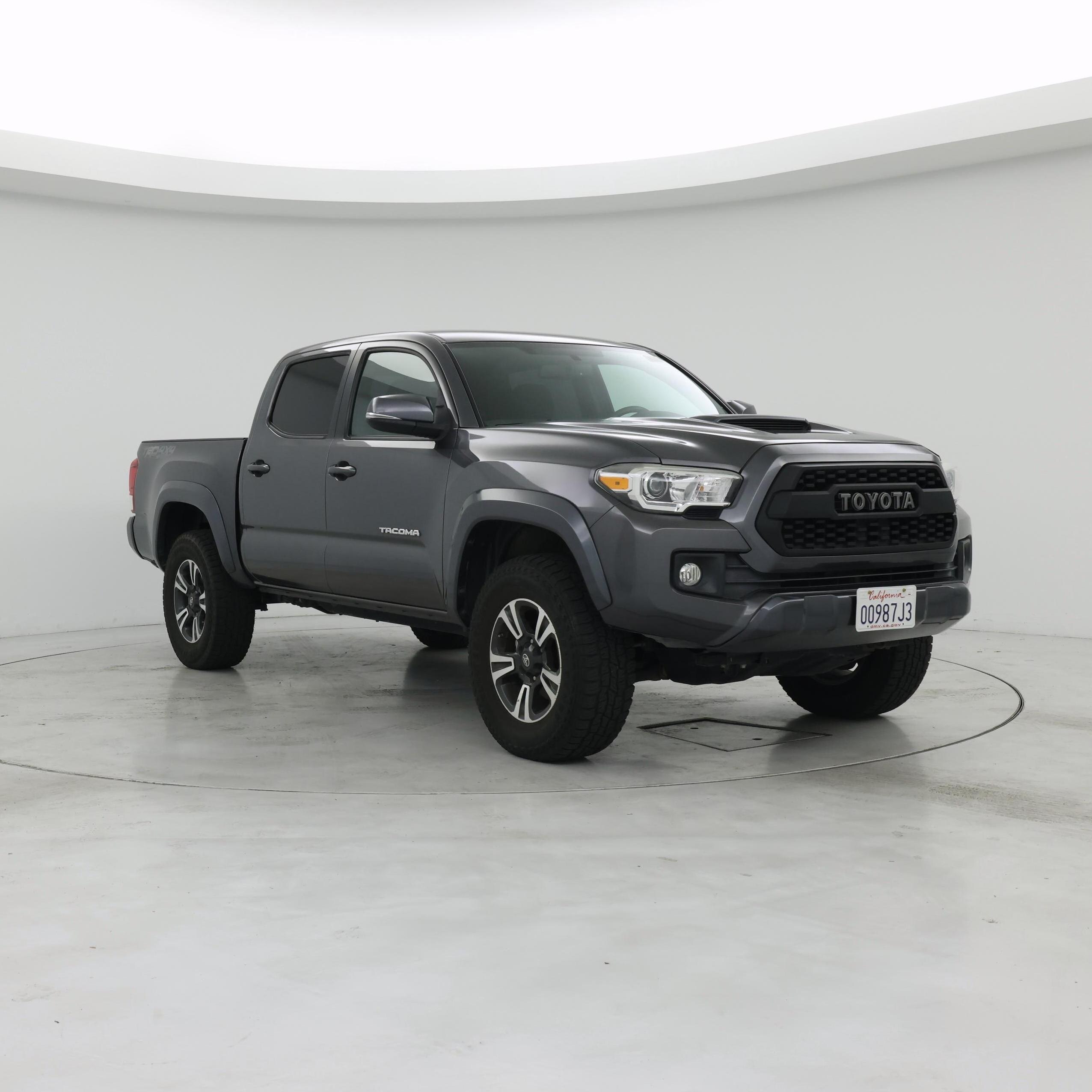 Gray 2017 Toyota Tacoma Pickup Truck Four-Wheel Drive Automatic