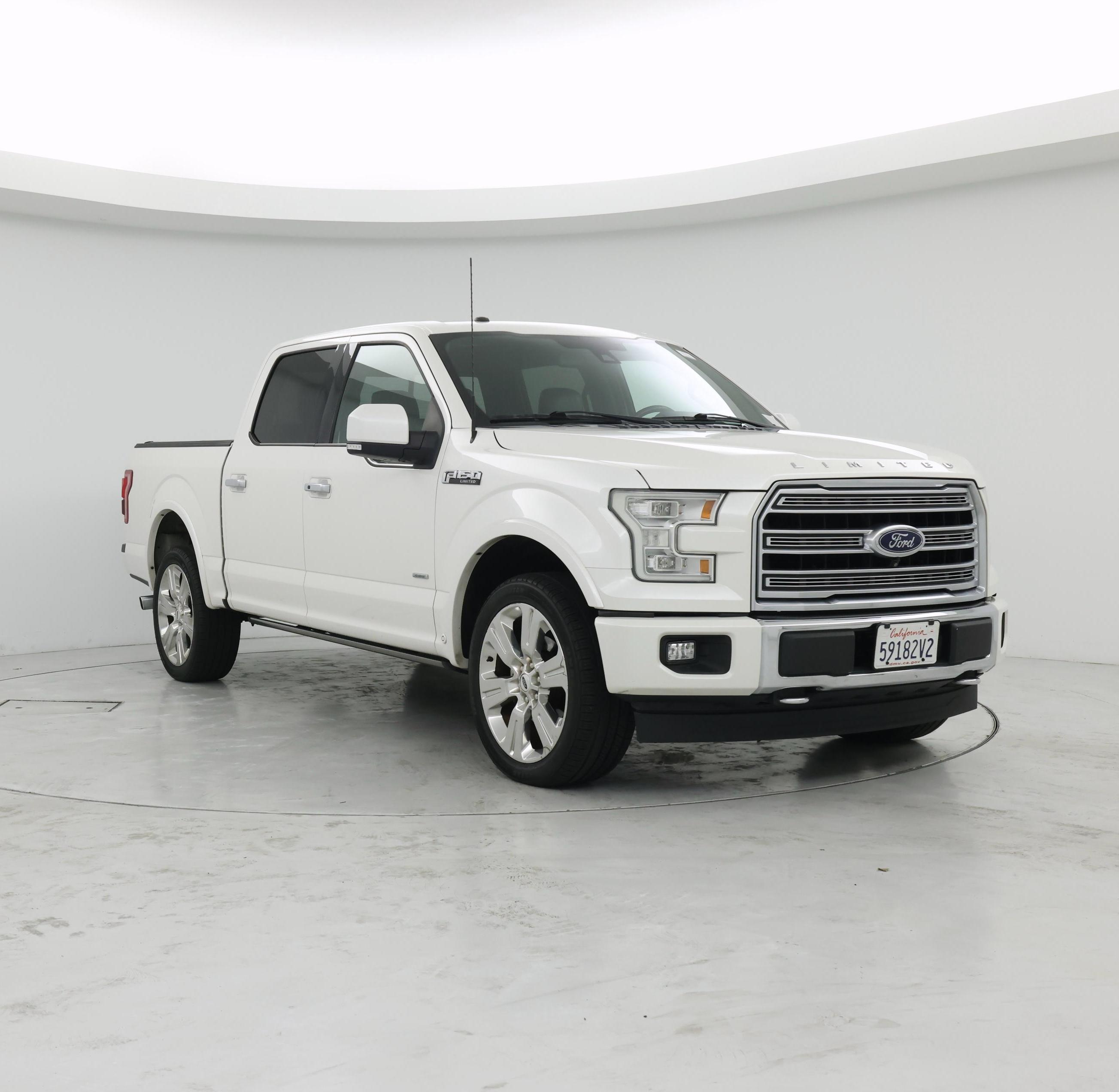 White 2017 Ford F-150 Pickup Truck Four-Wheel Drive Automatic