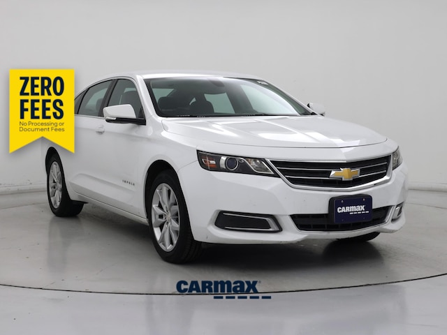 White 2017 Chevrolet Impala LT FWD Sedan Front-Wheel Drive Automatic