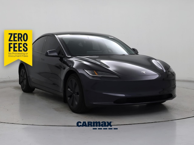 Gray 2025 Tesla Model 3 Sedan Rear-Wheel Drive Automatic
