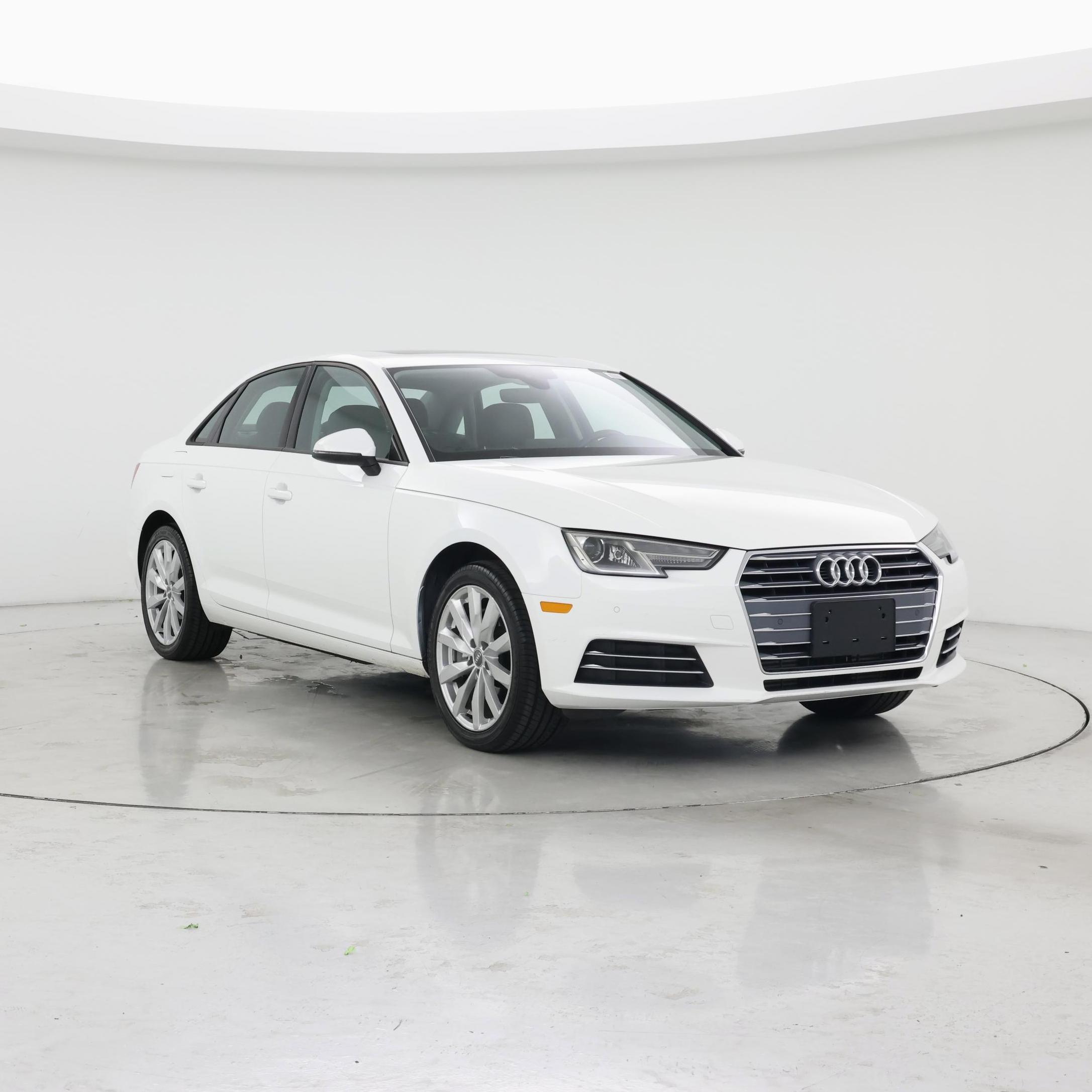 White 2017 Audi A4 Sedan Front-Wheel Drive Automatic