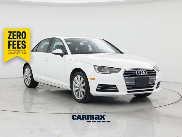 White 2017 Audi A4 Sedan Front-Wheel Drive Automatic