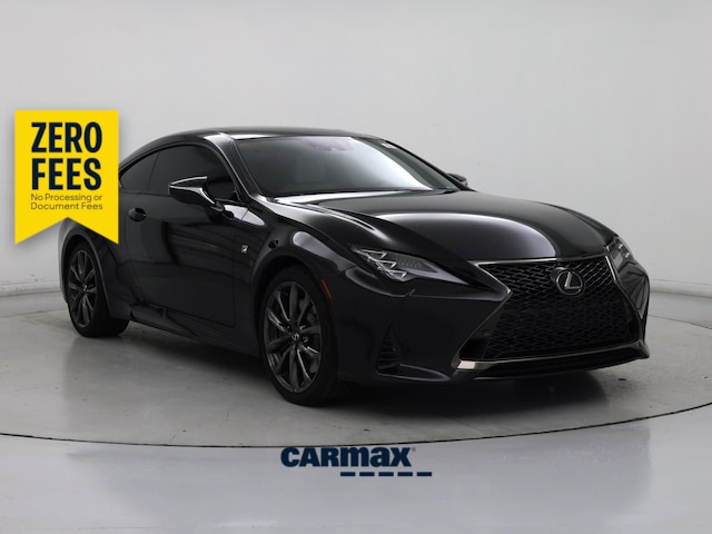 Black 2019 Lexus RC Coupe Rear-Wheel Drive Automatic