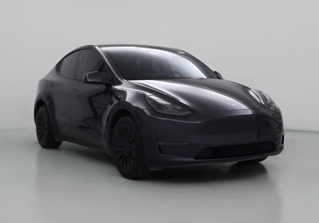 2024 Tesla Model Y Long Range All-Wheel Drive in Gray — CarMax photo