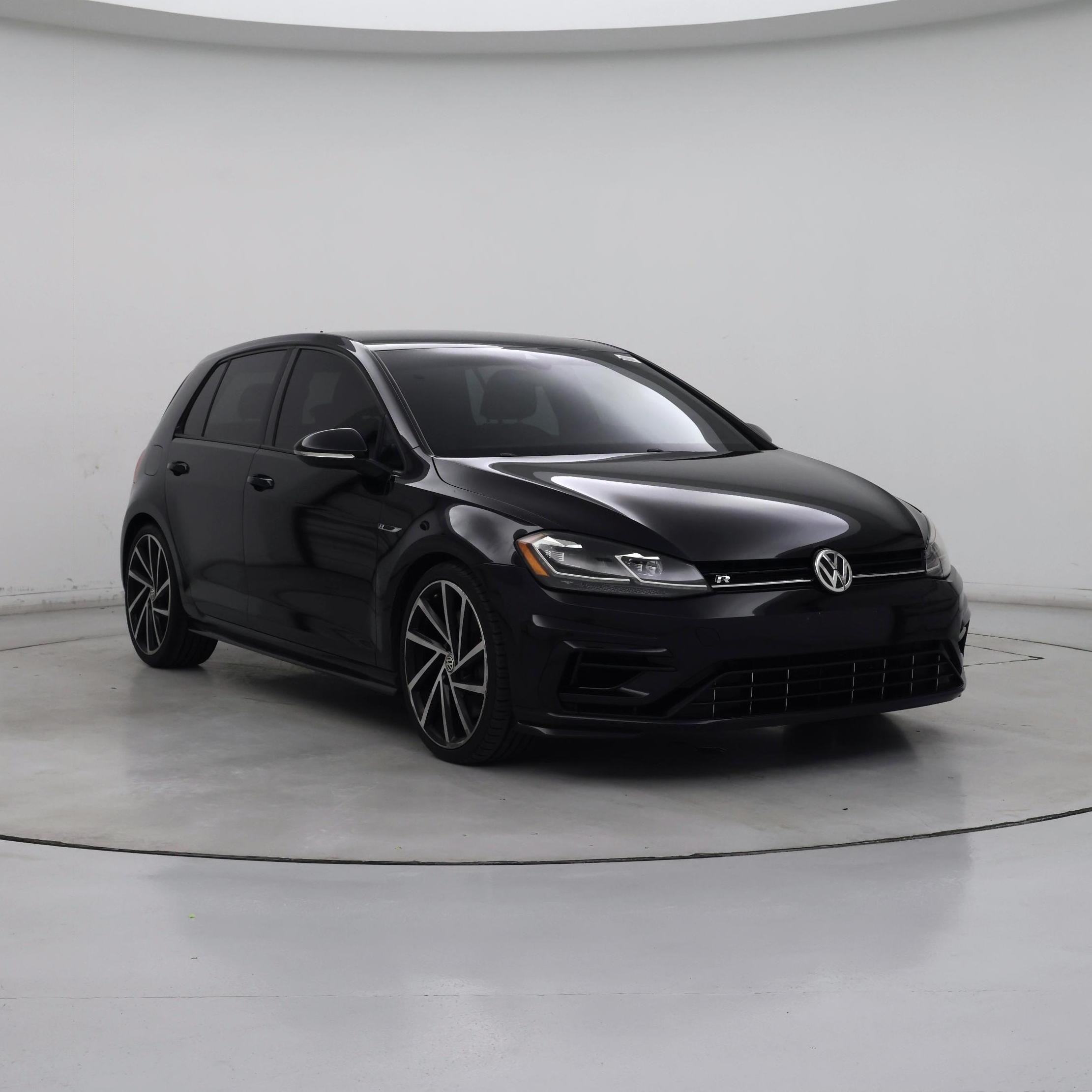 Black 2018 Volkswagen Golf R Hatchback All-Wheel Drive Automatic