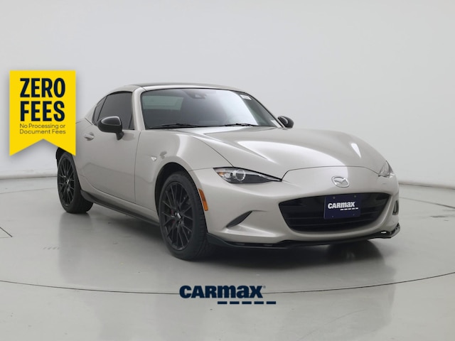 Brown (Tan) 2023 Mazda MX-5 Miata RF Club RWD Convertible Rear-Wheel Drive Manual