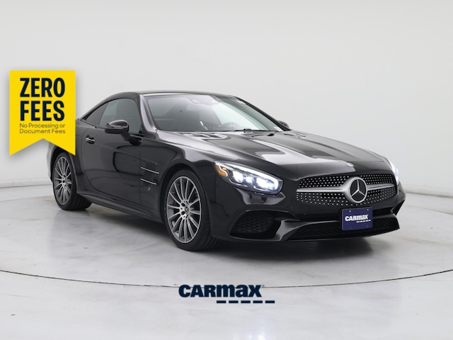Black 2019 Mercedes-Benz SL-Class SL 450 RWD Convertible Rear-Wheel Drive Automatic
