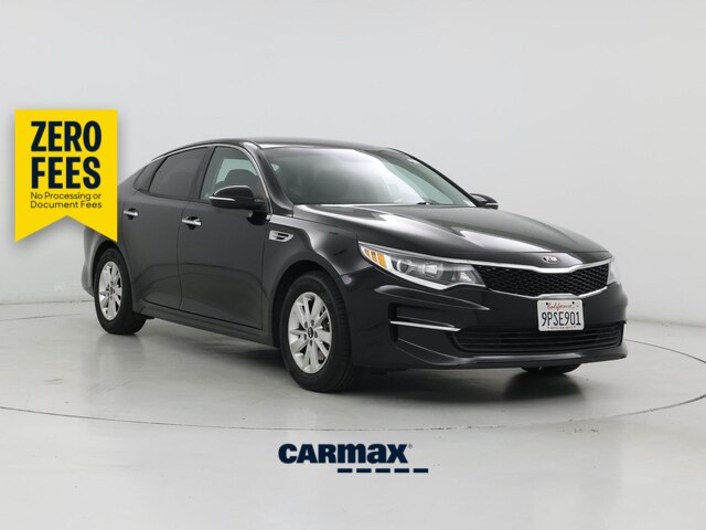 Black 2018 Kia Optima Sedan Front-Wheel Drive Automatic