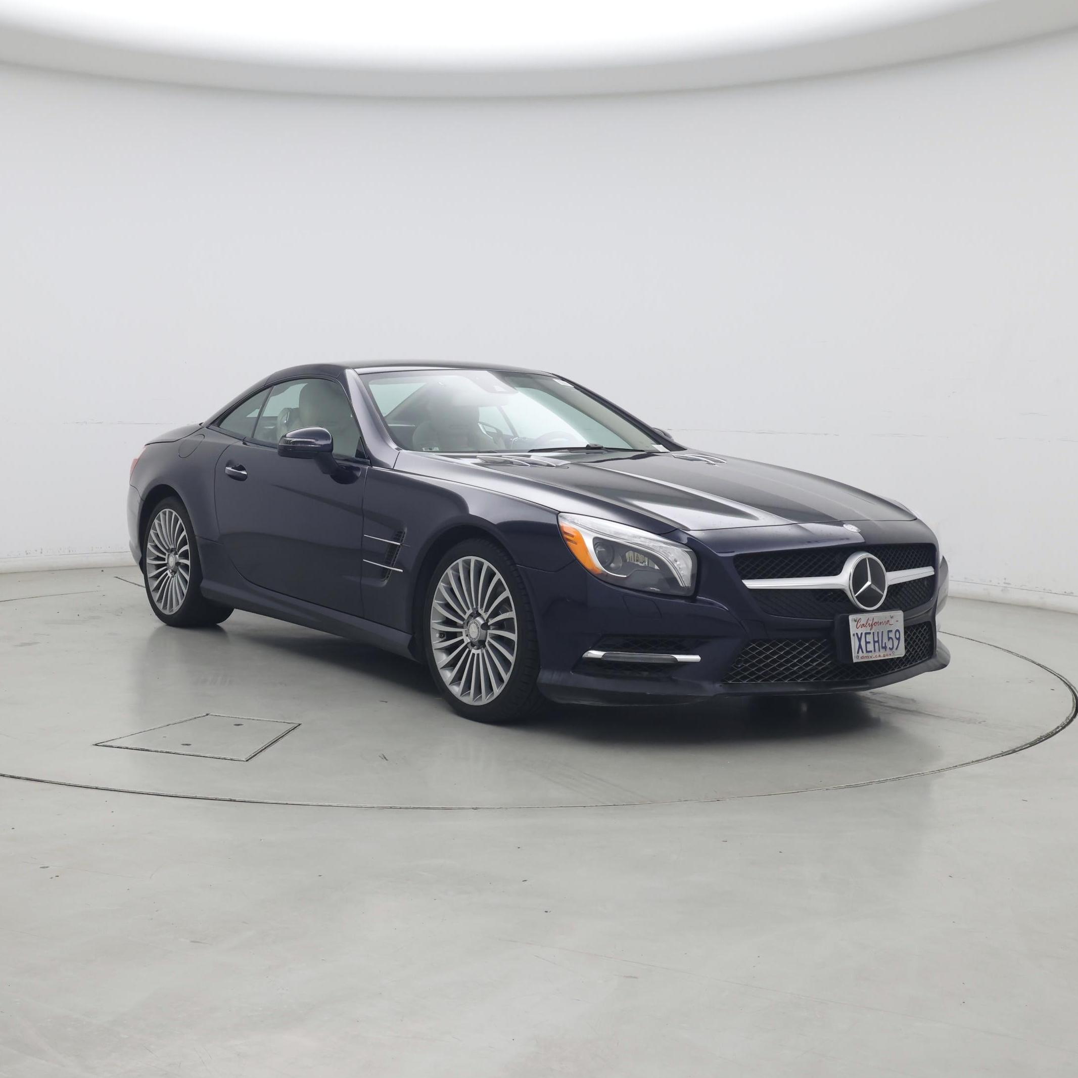 Blue 2015 Mercedes-Benz SL-Class Convertible Rear-Wheel Drive Automatic
