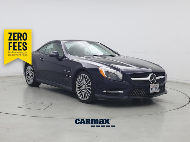 Blue 2015 Mercedes-Benz SL-Class Convertible Rear-Wheel Drive Automatic