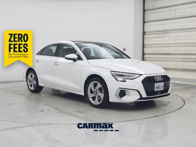 White 2023 Audi A3 Sedan Front-Wheel Drive Automatic