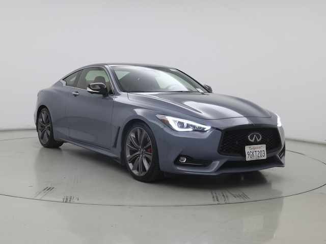Gray 2022 INFINITI Q60 Red Sport 400 RWD Coupe Rear-Wheel Drive Automatic