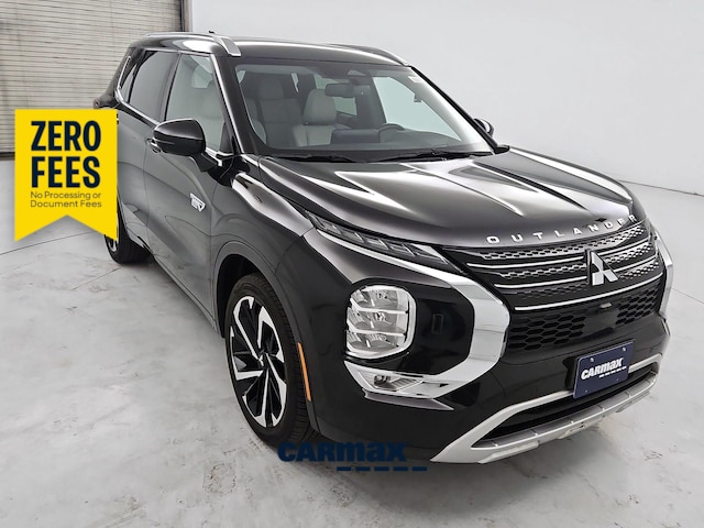 Black 2023 Mitsubishi Outlander Hybrid Plug-in SEL S-AWC SUV / Crossover All-Wheel Drive Automatic