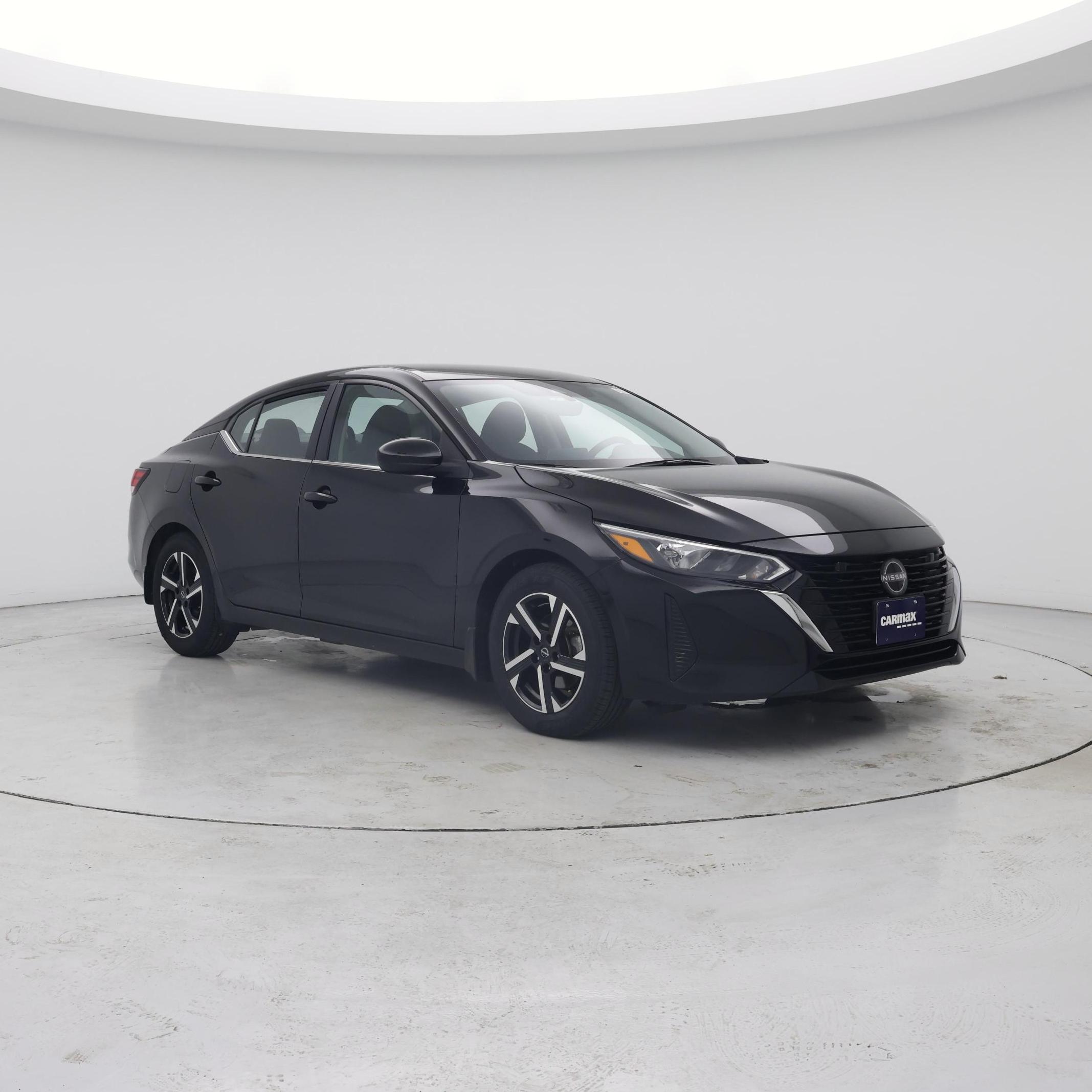 Black 2024 Nissan Sentra SV FWD Sedan Front-Wheel Drive Automatic
