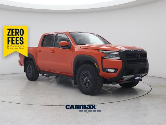 Orange 2025 Nissan Frontier Pickup Truck Four-Wheel Drive Automatic